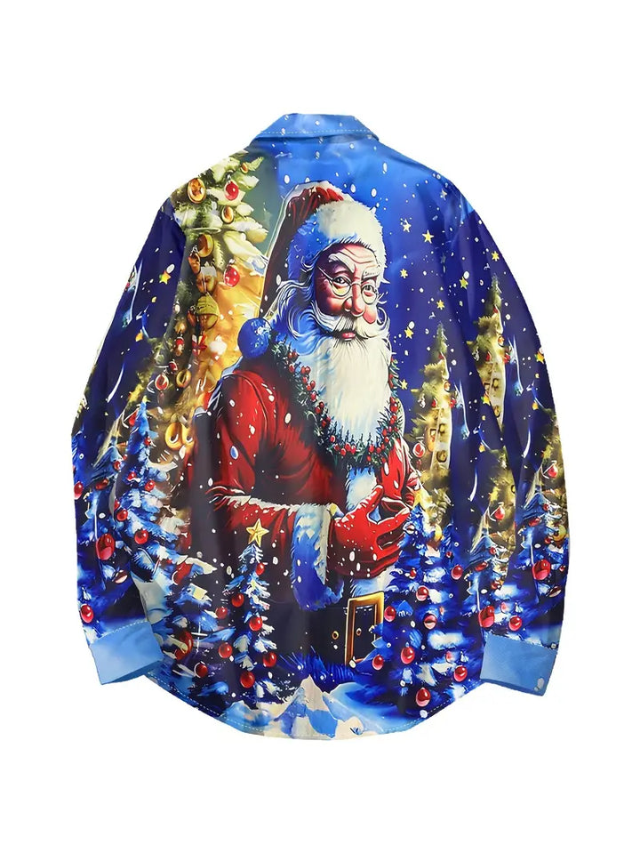 Men's Christmas Shirt | Santa Graphic Design