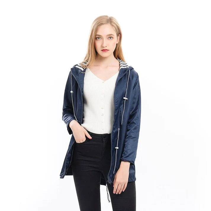 Women's Elegant All-Season Raincoat