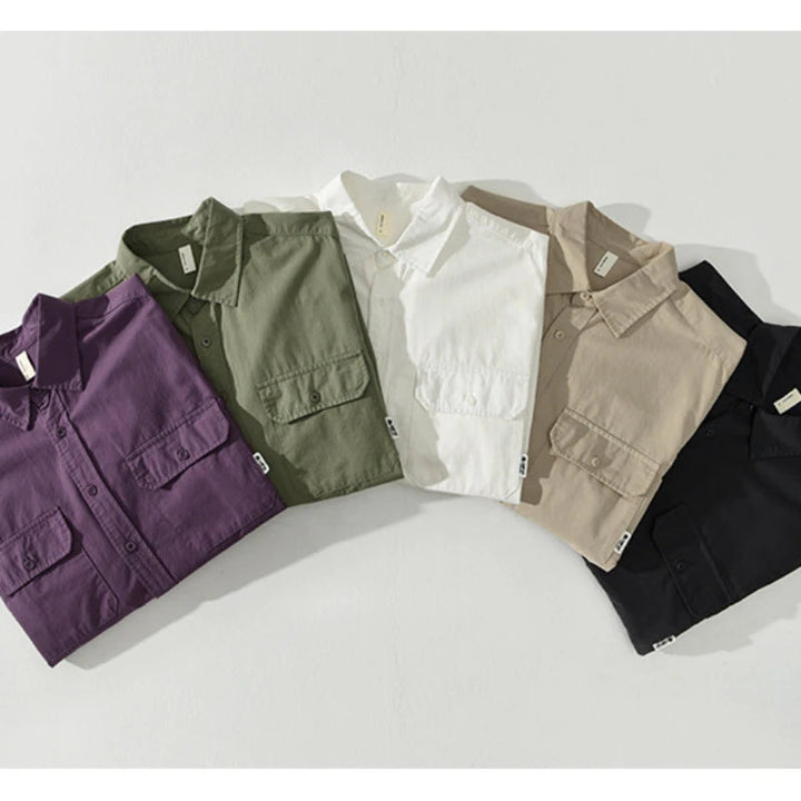Fred | Men's Casual Long Sleeve Button-Up Shirt