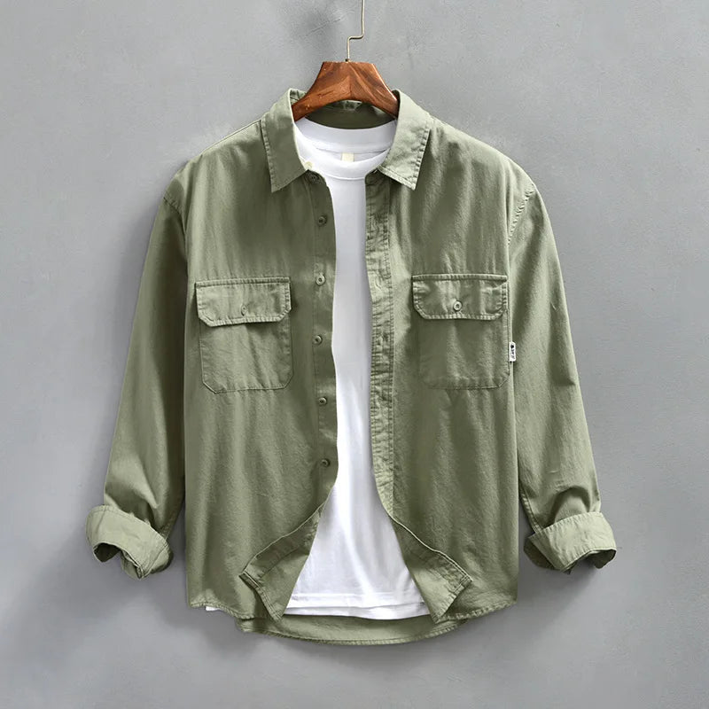 Fred | Men's Casual Long Sleeve Button-Up Shirt