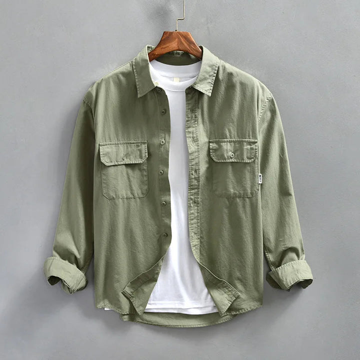 Fred | Men's Casual Long Sleeve Button-Up Shirt