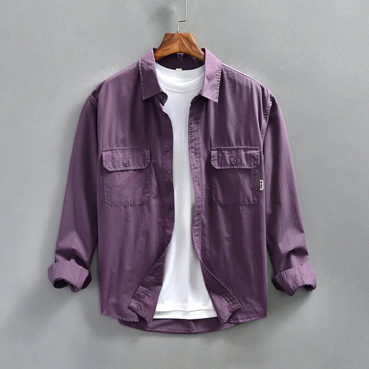 Fred | Men's Casual Long Sleeve Button-Up Shirt