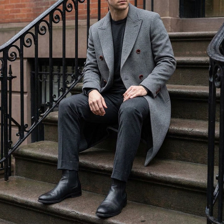 Men's Wool Overcoat