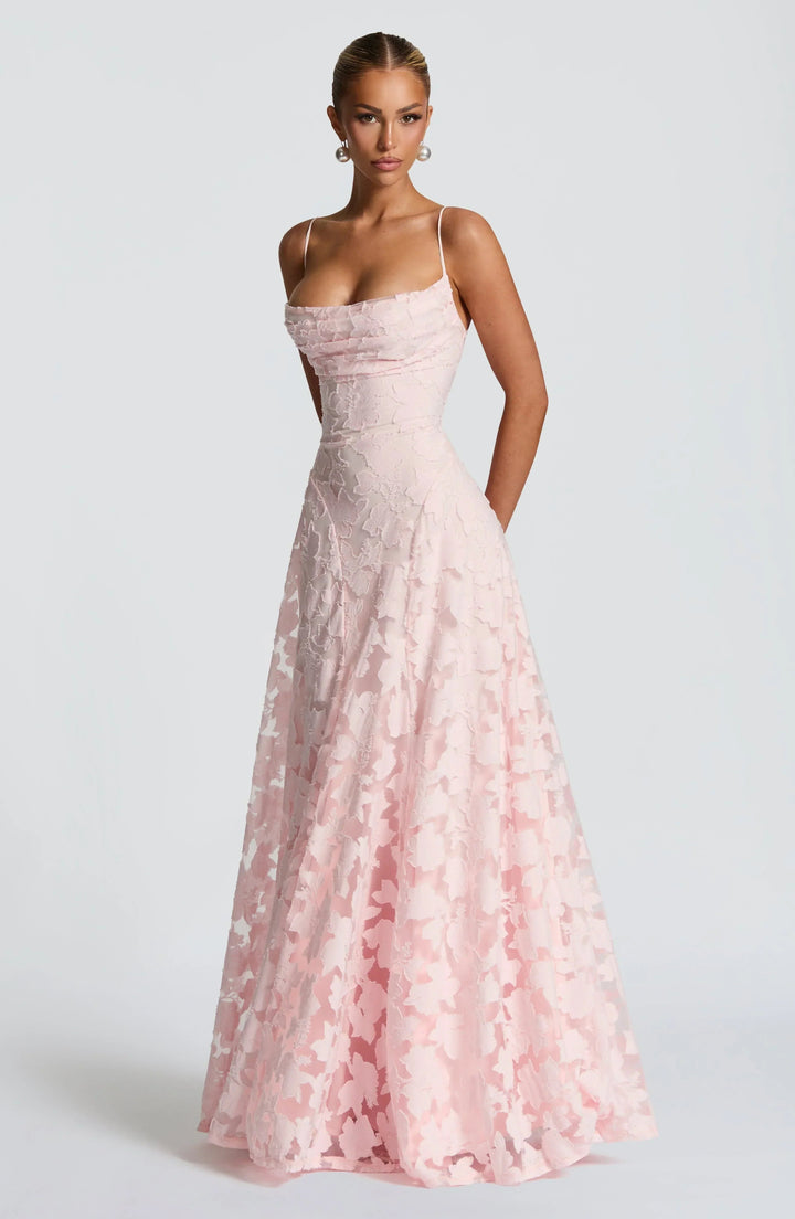Greta | Women's Spaghetti Strap A-Line Maxi Dress