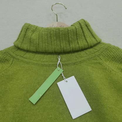 Pull à col roulé oversize à manches longues pour femme, pour l’hiver