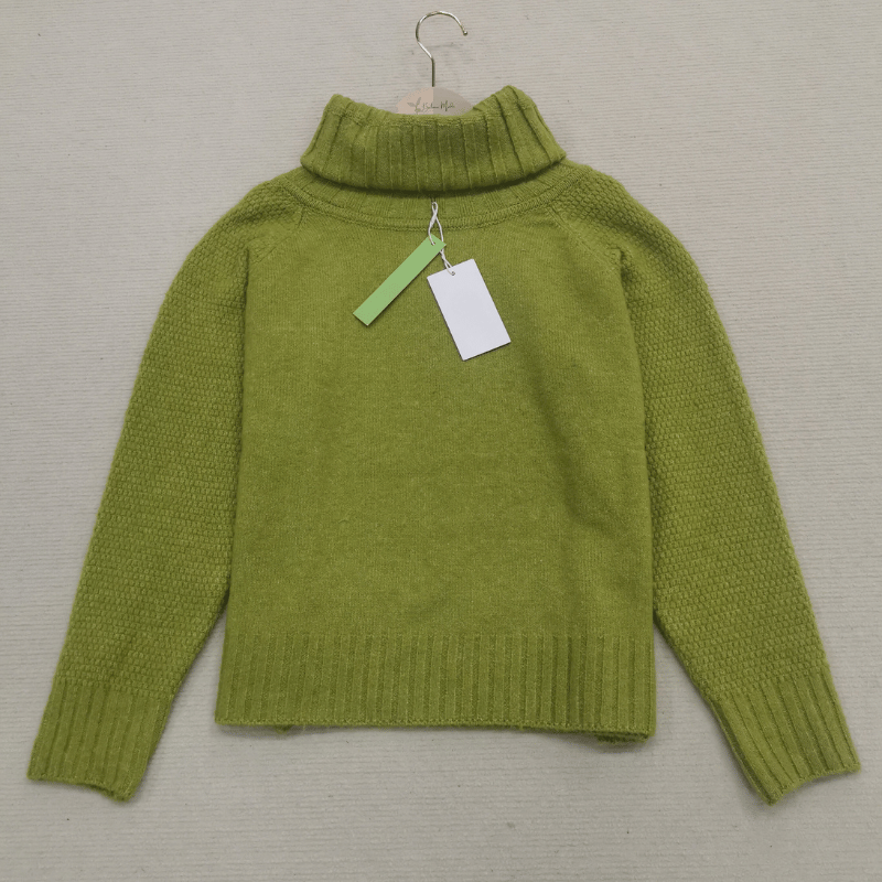 Pull à col roulé oversize à manches longues pour femme, pour l’hiver