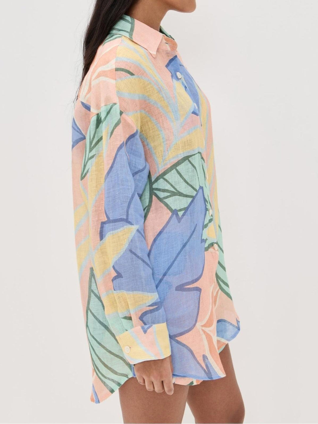 Harmony | Women's Floral Button-Down Two-Piece Outfit