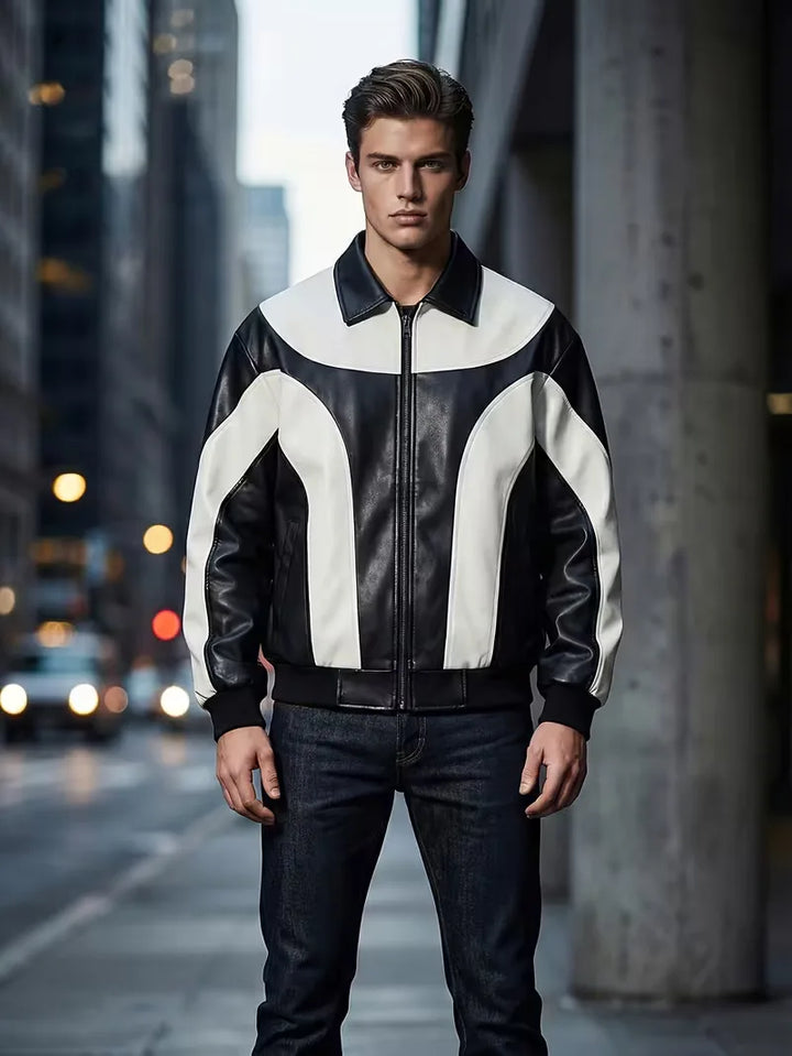 Men's Color Block Jacket – Stylish and Comfortable Outerwear