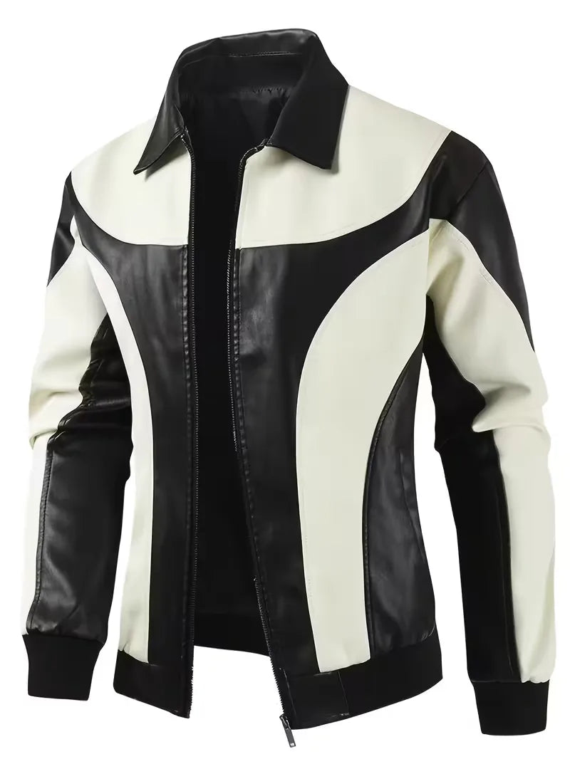 Men's Color Block Jacket – Stylish and Comfortable Outerwear
