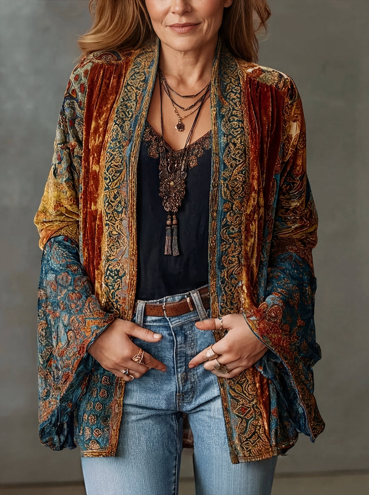 Women's Boho Chic Kimono Jacket