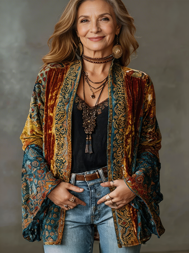 Women's Boho Chic Kimono Jacket