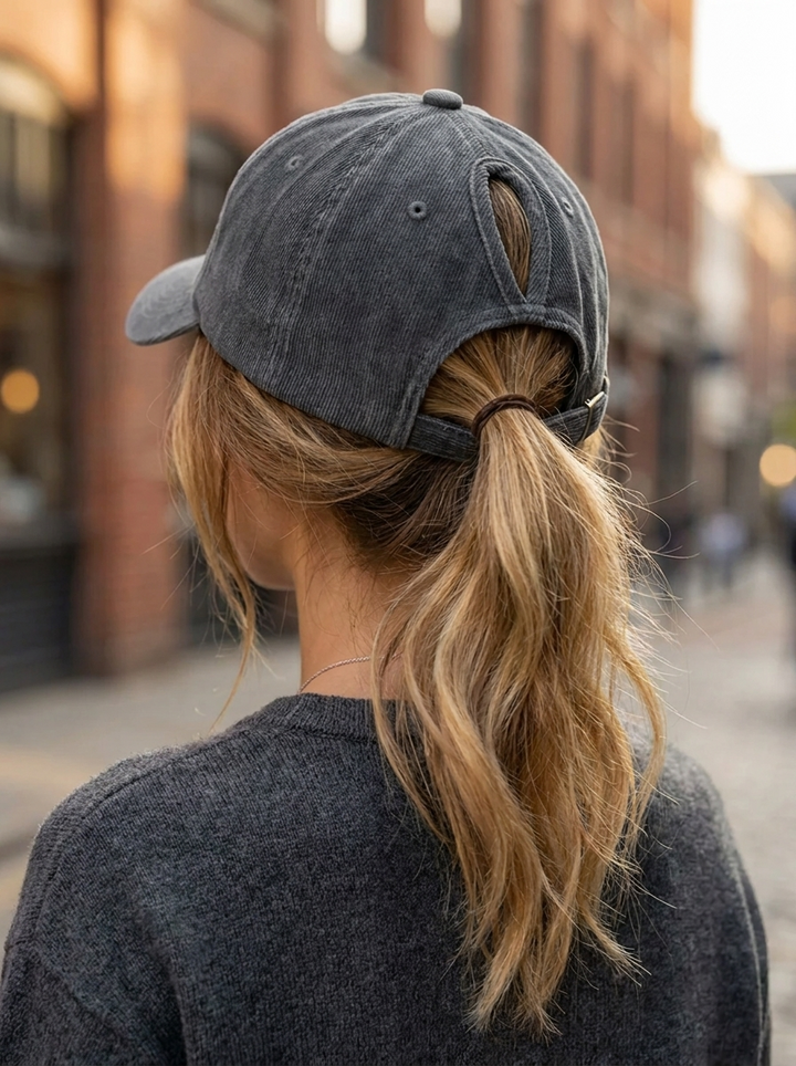 Women's UV Protection Ponytail Baseball Cap