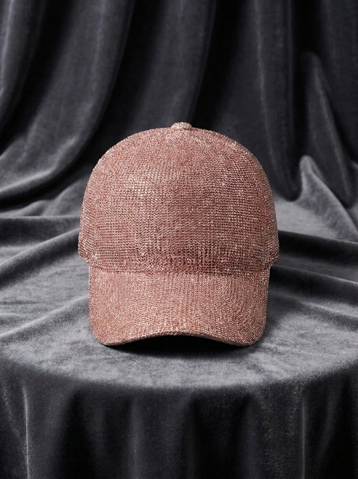 Women's Mesh Baseball Cap with Sequins