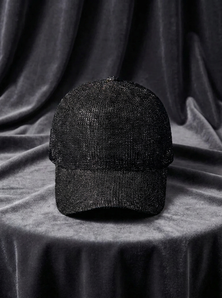 Women's Mesh Baseball Cap with Sequins