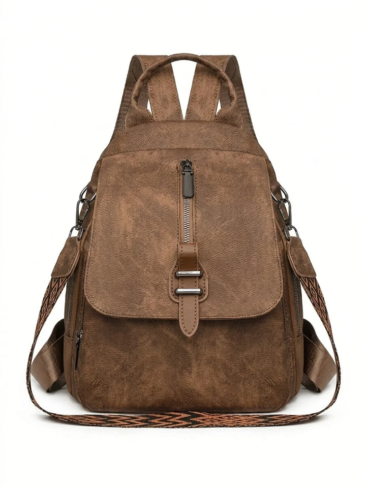 Women's Vintage Leather Backpack