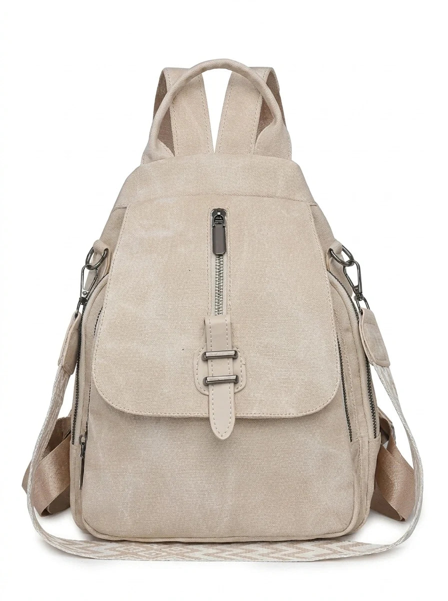 Women's Vintage Leather Backpack