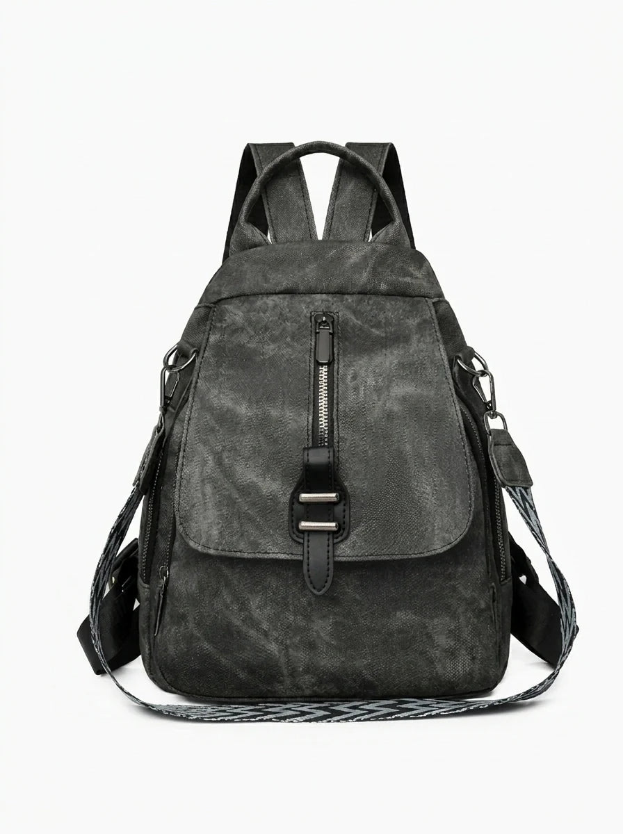 Women's Vintage Leather Backpack