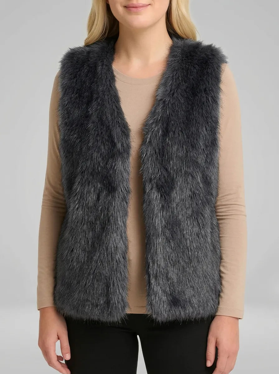 Women's Faux Fur Lined Bodywarmer