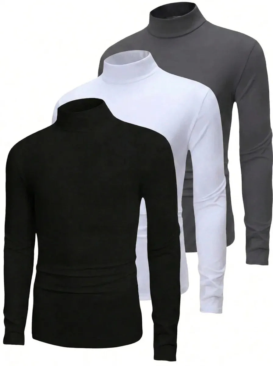 Men's Essentials Turtleneck 3-Pack