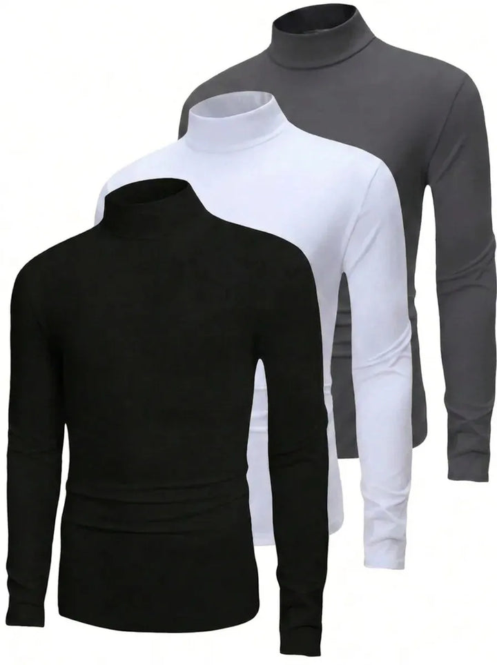 Men's Essentials Turtleneck 3-Pack