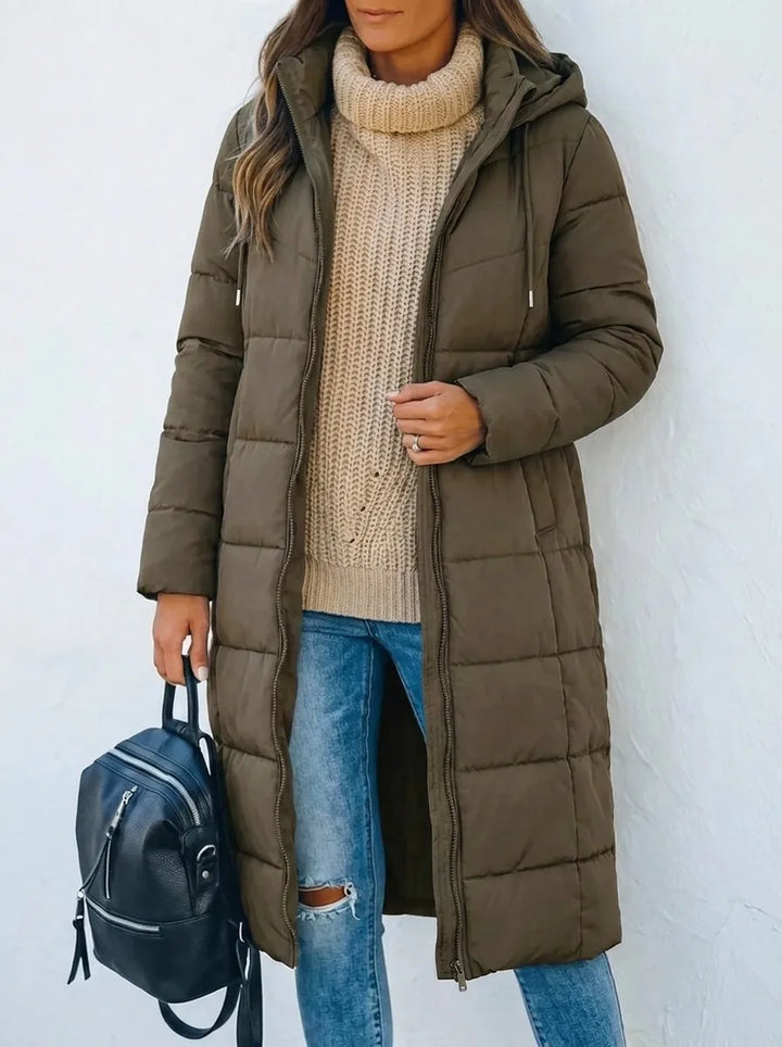 Women's Casual Hooded Puffer Down Jacket