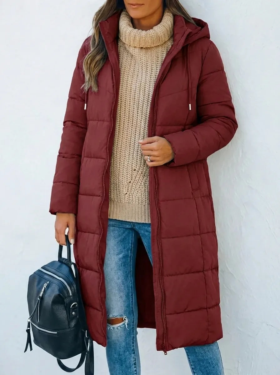 Women's Casual Hooded Puffer Down Jacket