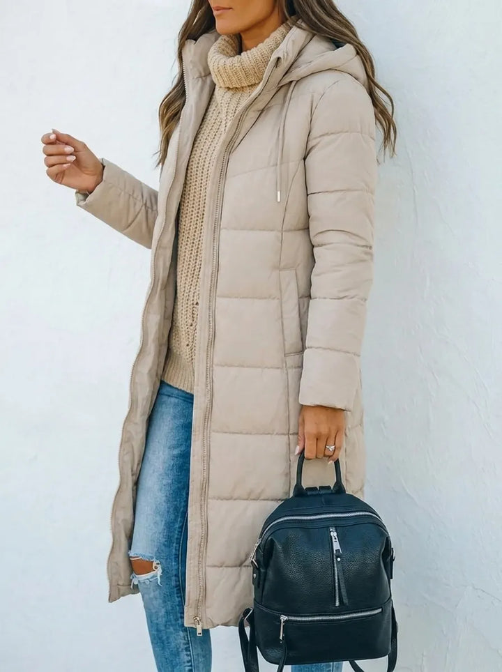 Women's Casual Hooded Puffer Down Jacket