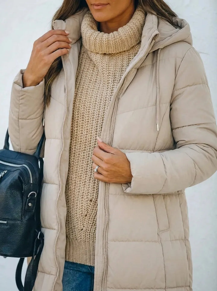 Women's Casual Hooded Puffer Down Jacket