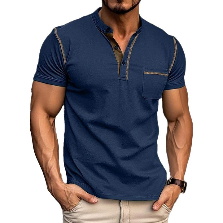 Hudson | Men's Casual Short Sleeve Henley Top
