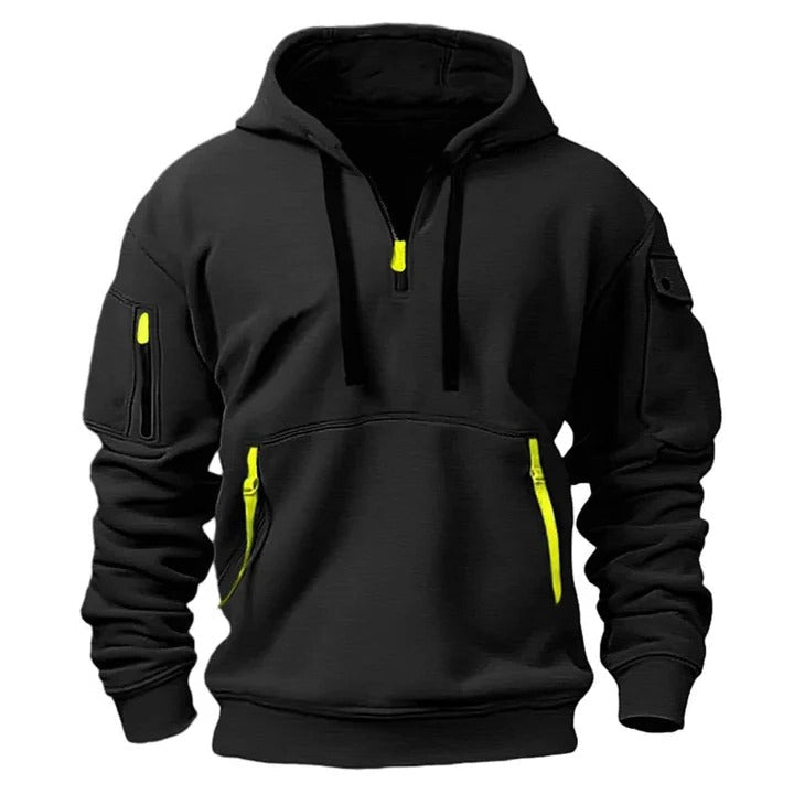 Men's Half-Zip Pullover Hoodie