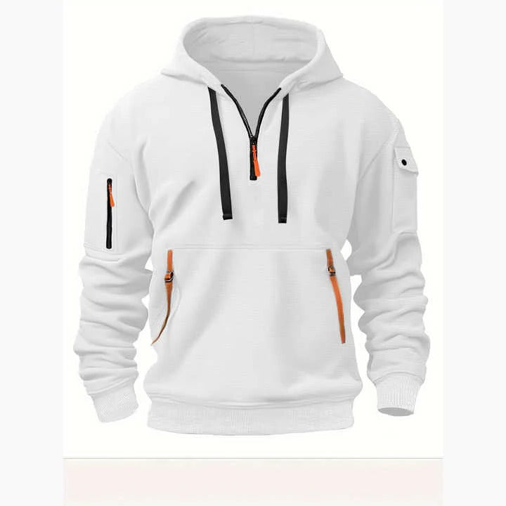 Men's Half-Zip Pullover Hoodie