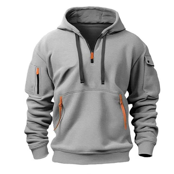 Men's Half-Zip Pullover Hoodie