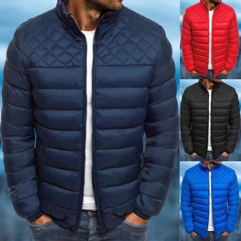 Men's Waterproof Windproof Quilted Jacket