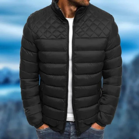 Men's Waterproof Windproof Quilted Jacket