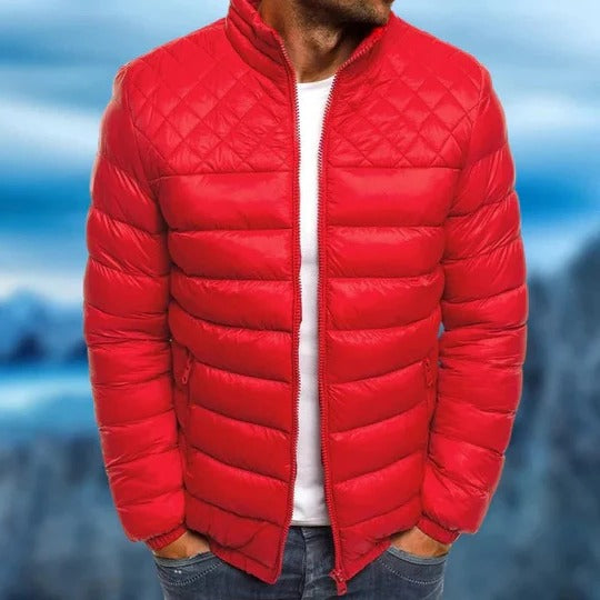 Men's Waterproof Windproof Quilted Jacket