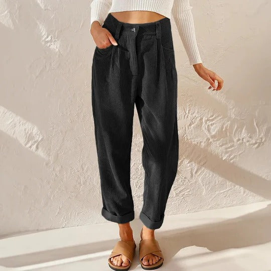 Women's Corduroy Trousers for Stylish Comfort