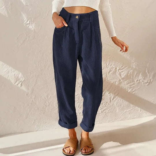 Women's Corduroy Trousers for Stylish Comfort