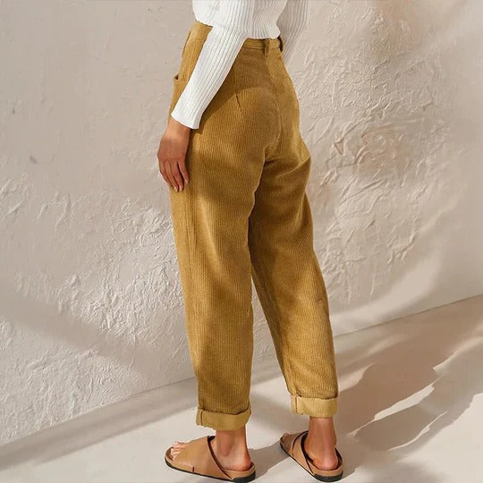 Women's Corduroy Trousers for Stylish Comfort