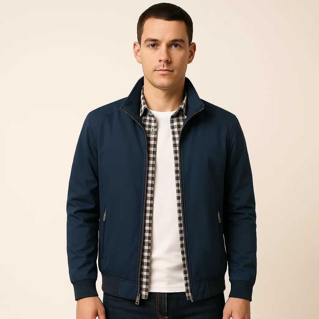 Men's High-Collar Lightweight Summer Jacket
