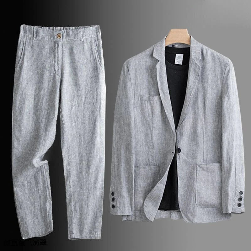 Men's Relaxed Fit Blazer Set