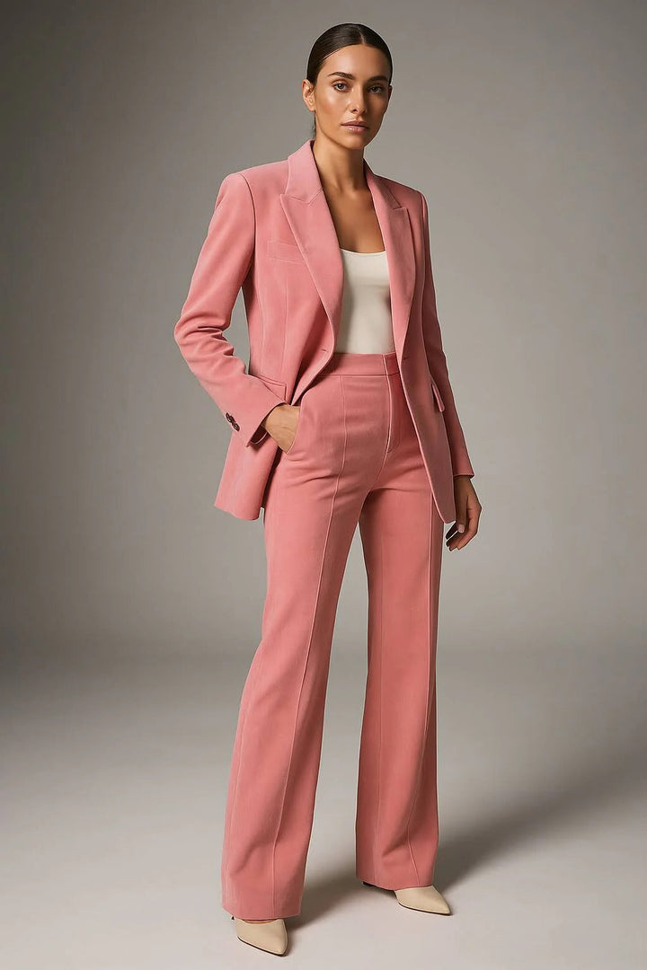 Women's Blazer and Trousers Two Piece Suit