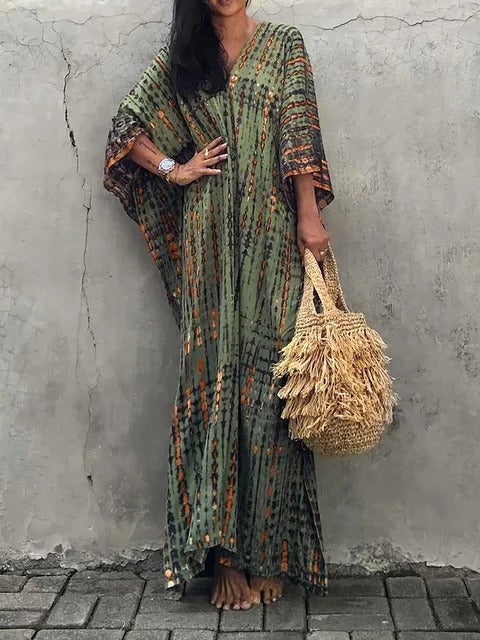 Women’s Bohemian Maxi Kaftan Dress
