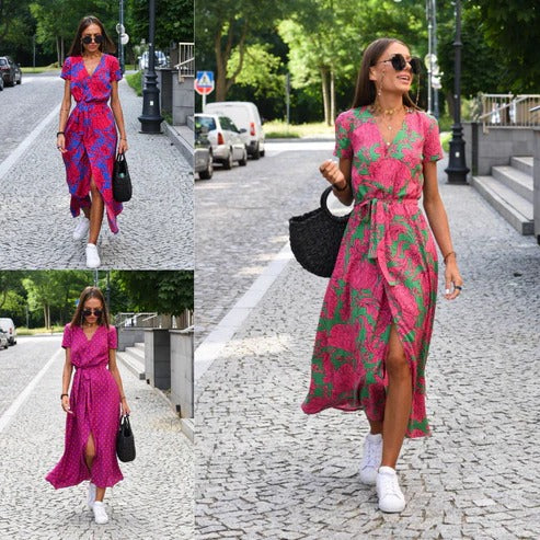 Women’s Floral Maxi Dress for Summer