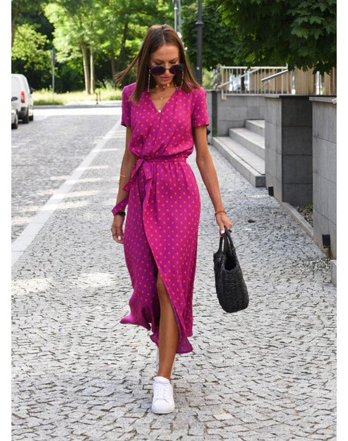 Women’s Floral Maxi Dress for Summer