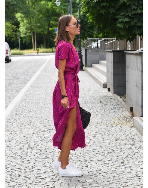 Women’s Floral Maxi Dress for Summer