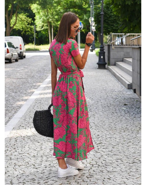 Women’s Floral Maxi Dress for Summer