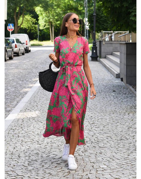 Women’s Floral Maxi Dress for Summer