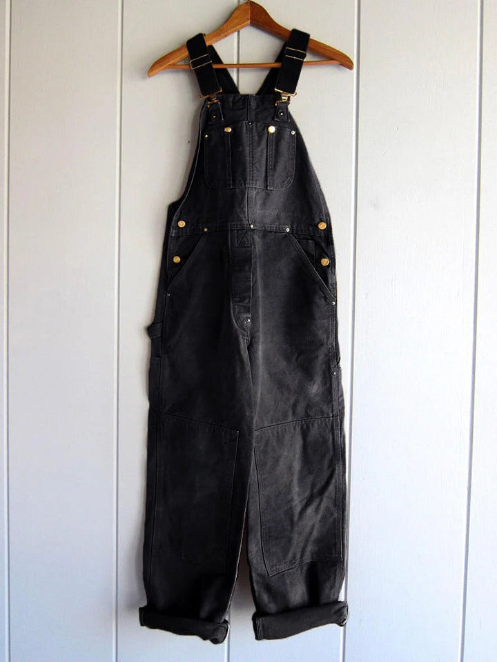 Women's Adjustable Strap Utility Bib Overalls
