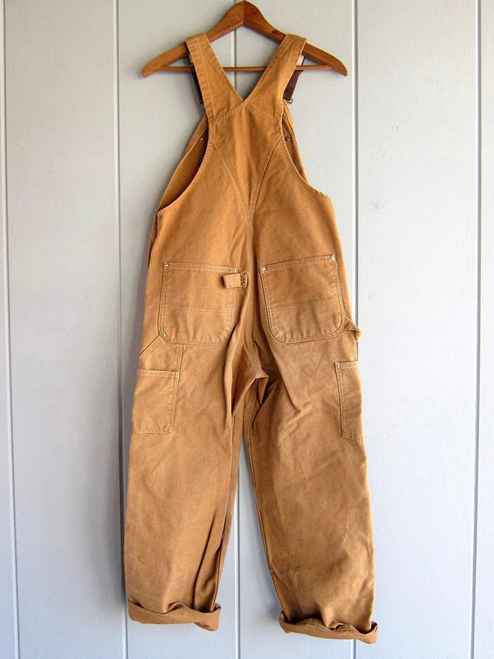 Women's Adjustable Strap Utility Bib Overalls