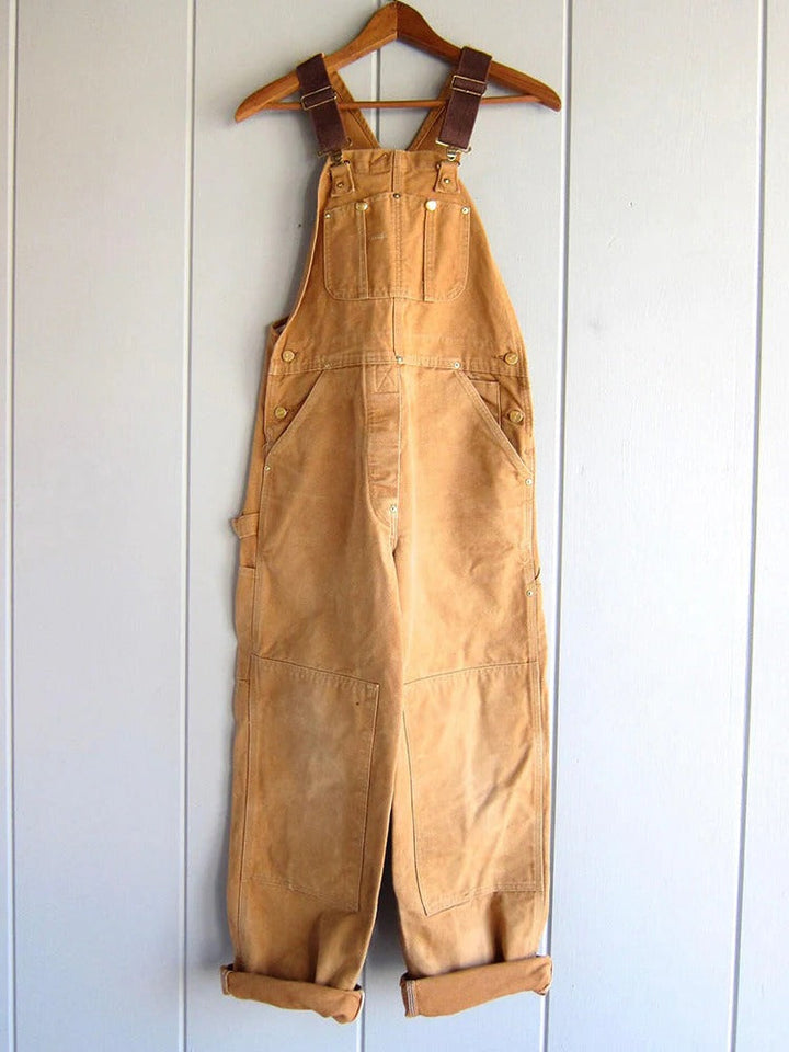 Women's Adjustable Strap Utility Bib Overalls